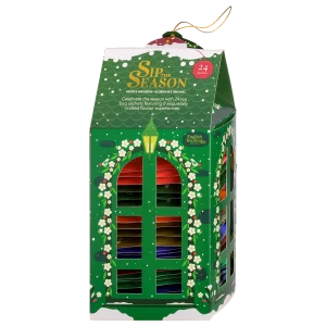 Herbatka Mix Bio Latarnia Świąteczna 8 Smaków (24 x 1,5 g) 36 g - English Tea Shop Organic