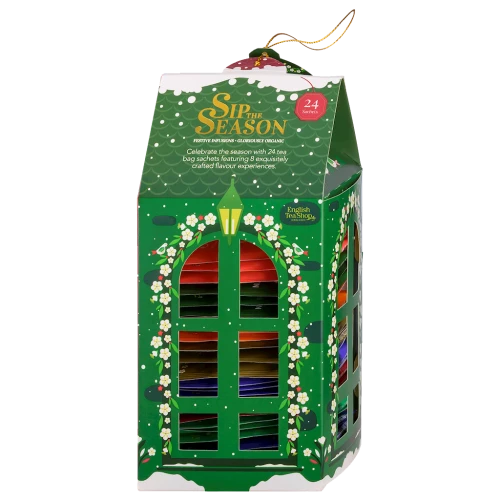 Herbatka Mix Bio Latarnia Świąteczna 8 Smaków (24 x 1,5 g) 36 g - English Tea Shop Organic