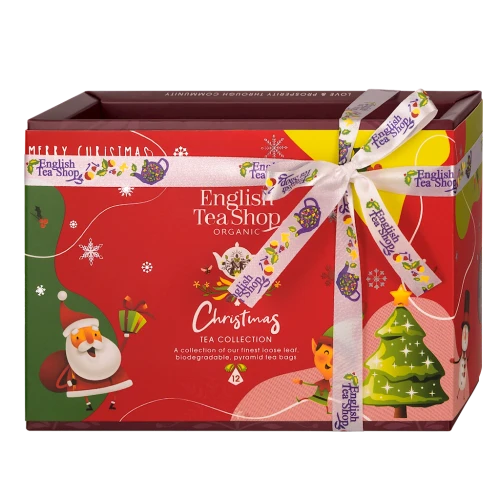 Kolekcja Herbatek Świątecznych Bio Piramidki (Christmas – 6 Smaków) (12 x 2 g) 24 g - English Tea Shop Organic