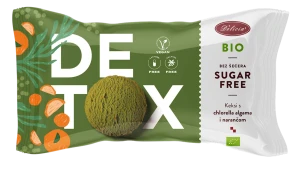 Ciastka z Chlorellą i Skórką Pomarańczy Detox Bez Cukru Bio (2 szt.) 34 g - Delicia