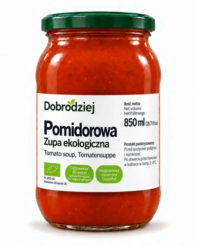 Zupa Pomidorowa Bezglutenowa Bio 850 ml - Dobrodziej