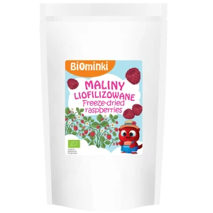 Maliny Liofilizowane Bio 30 g - Biominki