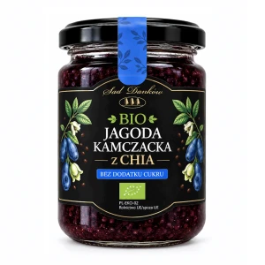 Jagoda Kamczacka z Chia Bez Dodatku Cukrów Bio 240 g - Sad Danków