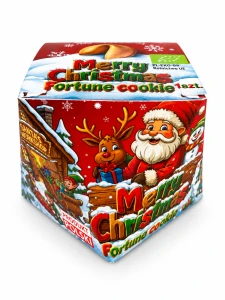Ciasteczko z Wróżbą na Święta Bożego Narodzenia Bio 6 g - D&D Fun Cookies