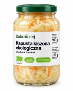 Kapusta Kiszona Bio 900 g (730 g) - Dobrodziej