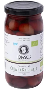 Oliwki Kalamata Całe Bio 360/220 g - Iorgos