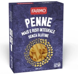 Makaron Penne Kukurydziano-Ryżowy Bezglutenowy 400 g - Farmo