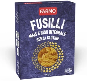 Makaron Fusilli Kukurydziano-Ryżowy Bezglutenowy 400 g - Farmo