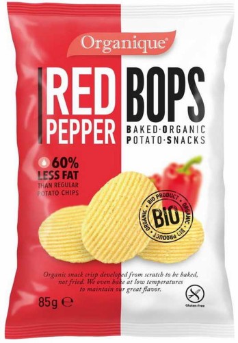 CHIPSY O SMAKU PAPRYKOWYM BEZGLUTENOWE BIO 85 g - ORGANIQUE