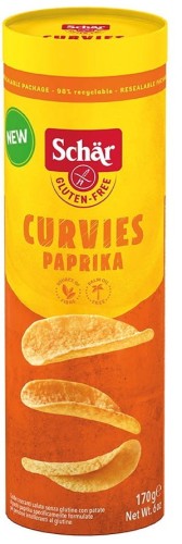 CHIPSY ZIEMNIACZANE O SMAKU PAPRYKOWYM BEZGLUTENOWE 170 g - SCHAR