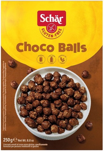 CHOCO BALLS - CHRUPKI KAKAOWE BEZGLUTENOWE 250 g - SCHAR