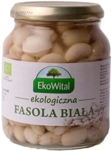 FASOLA BIAŁA W ZALEWIE BIO 360 g/ 240 g - EKO WITAL