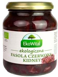 FASOLA CZERWONA KIDNEY W ZALEWIE BIO 360 g / 240 g - EKO WITAL