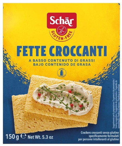 FETTE CROCCANTI - PIECZYWO CHRUPKIE BEZGLUTENOWE 150 g - SCHAR