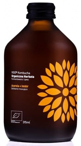 KOMBUCHA IMBIR I ACEROLA BIO 315 ml - VIGO