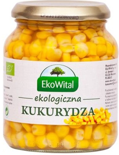 KUKURYDZA W ZALEWIE BIO 340 g / 230 g - EKO WITAL