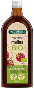 SOK Z MALIN 100% BIO 500 ml - PREMIUM ROSA