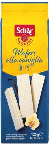 WAFERS VANIGLIA - WAFELKI WANILIOWE BEZGLUTENOWE 125 g - SCHAR