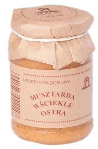MUSZTARDA WŚCIEKLE OSTRA 210 g - VITAPOL