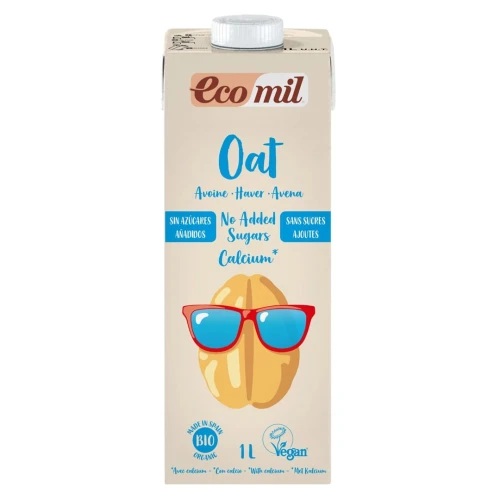 NAPÓJ OWSIANY Z WAPNIEM BIO 1 l - ECOMIL