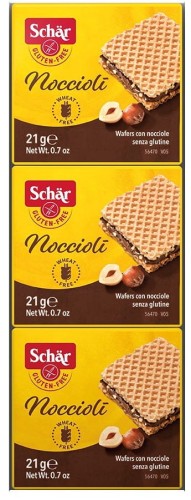 NOCCIOLI - WAFELKI ORZECHOWE BEZGLUTENOWE 63 g - SCHAR