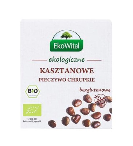 PIECZYWO CHRUPKIE KASZTANOWE BEZGLUTENOWE BIO 100 g - EKO WITAL