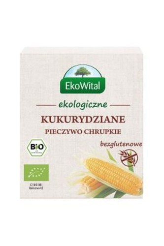 PIECZYWO CHRUPKIE KUKURYDZIANE BEZGLUTENOWE BIO 100 g - EKO WITAL