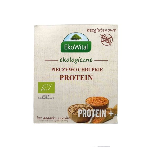 PIECZYWO CHRUPKIE PROTEIN BEZGLUTENOWE BIO 100 g - EKO WITAL
