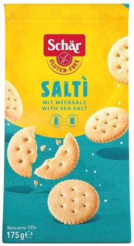 SALTI - KRAKERSY SOLONE BEZGLUTENOWE 175 g - SCHAR