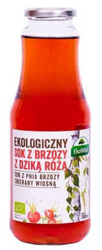 SOK Z BRZOZY Z DZIKĄ RÓŻĄ BIO 1 l - EKO WITAL
