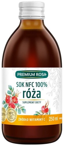 SOK Z DZIKIEJ RÓŻY Z WITAMINĄ C 250 ml - PREMIUM ROSA
