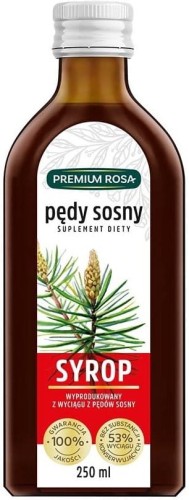 SYROP Z PĘDÓW SOSNY 250 ml - PREMIUM ROSA