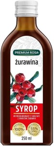 SYROP ŻURAWINOWY 250 g - PREMIUM ROSA