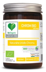 CHROM EKSTRAKT BIO 100 TABLETEK (100 mcg) - BE ORGANIC