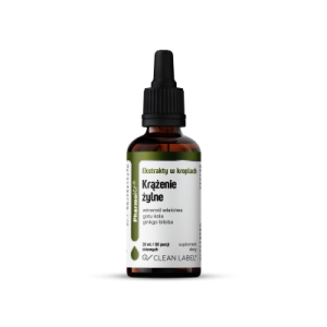 EKSTRAKTY W KROPLACH NA PRAWIDŁOWE KRĄŻENIE ŻYLNE BEZGLUTENOWE 30 ml - PHARMOVIT (CLEAN LABEL)