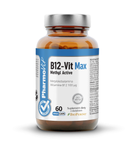 WITAMINA B12 60 KAPSUŁEK 17,4 g (100 mcg) - PHARMOVIT (CLEAN LABEL)