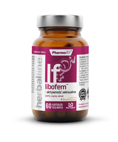 KAPSUŁKI NA AKTYWNOŚĆ SEKSUALNĄ (LIBOFEM) 60 szt. (28,38 g) - PHARMOVIT (HERBALLINE)