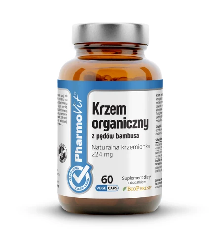 KRZEM 60 KAPSUŁEK 25,29 g (448 mg) - PHARMOVIT (CLEAN LABEL)
