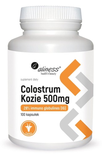 COLOSTRUM KOZIE IG 28% 500 mg x 100 kaps. - ALINESS
