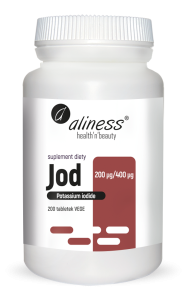 JOD (JODEK POTASU) 200 µg / 400 µg x 200 Vege tabs - ALINESS