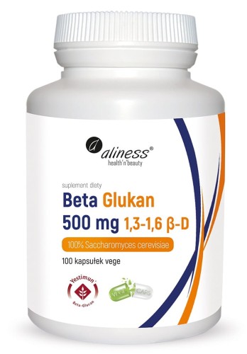 BETA GLUKAN YESTIMUN® 1,3-1,6 β-D 250 mg x 100 Vege caps. - ALINESS
