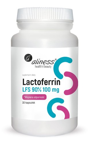 LACTOFERRIN LFS 90% 100 mg x 30 kapsułek - ALINESS