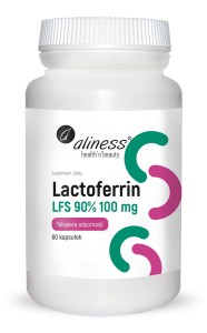 LACTOFERRIN LFS 90% 100 mg x 60 kapsułek - ALINESS