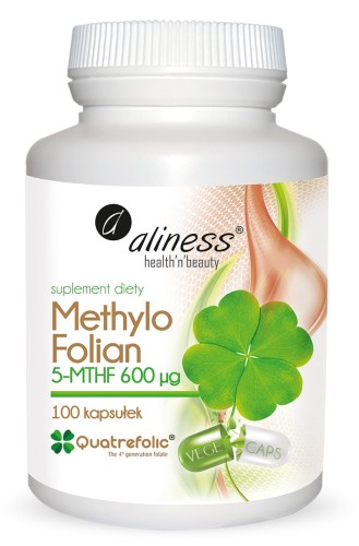 METHYLOFOLIAN 5-MTHF 600 μg x 100 caps VEGE - ALINESS