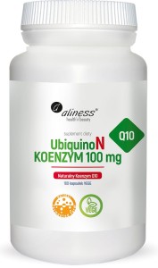UBIQUINON NATURALNY KOENZYM Q10 100mg x 100 Vege caps. - ALINESS