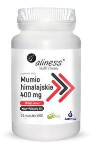 MUMIO HIMALAJSKIE (SHILAJIT EXTRACT) 400mg x 90 Vege caps. - ALINESS