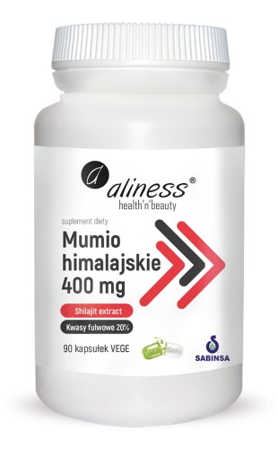 MUMIO HIMALAJSKIE (SHILAJIT EXTRACT) 400mg x 90 Vege caps. - ALINESS