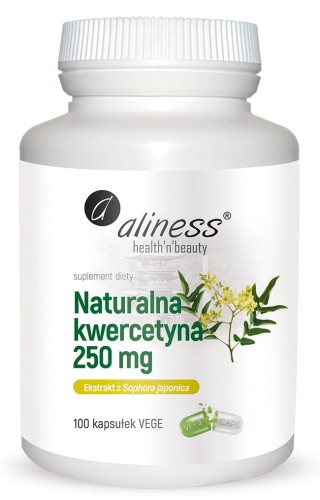 NATURALNA KWERCETYNA 250 mg x 100 vege kaps. - ALINESS