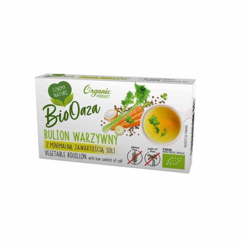 BULION Z MINIMALNĄ ZAWARTOŚCIĄ SOLI BIO (6 x 11 g) 66 g - BIO OAZA