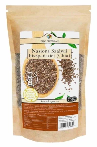 Chia (nasiona Szałwii Hiszpańskiej) 750 g - Pięć Przemian